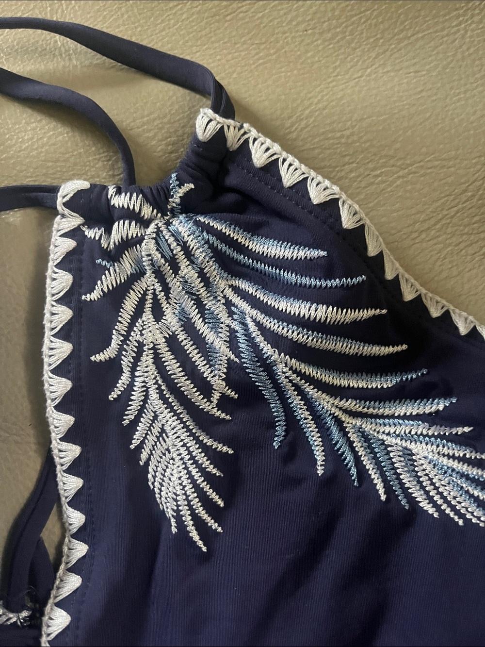 la Vie en Rose Embroidered High-Neck Bikini Set - Women Swim - Picture 9 of 11